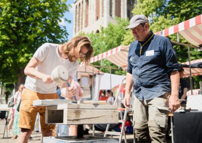 Steenhouwen begeleid door André Ronchetti
