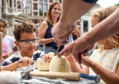 kinderen aan het werk